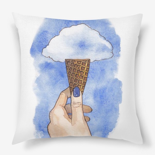 Подушка «Небо. Лето. Мороженое»