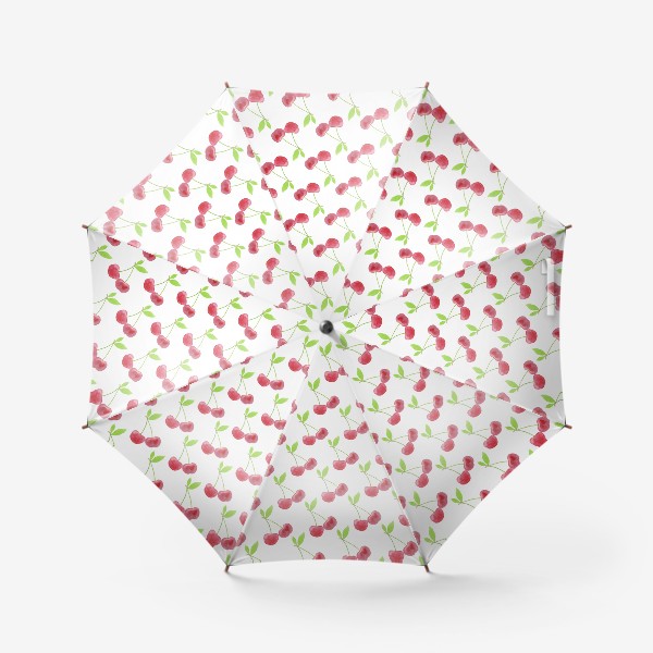 Зонт «Яркая вишня паттерн»