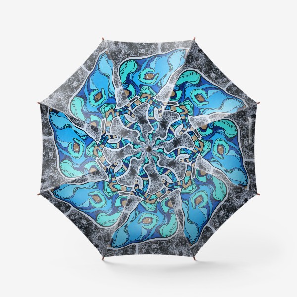 Зонт «Синий олень»