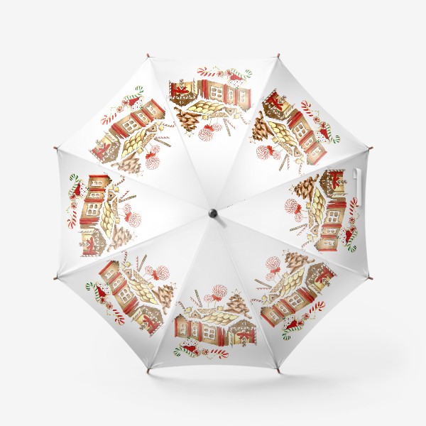 Зонт «Пряничный домик»