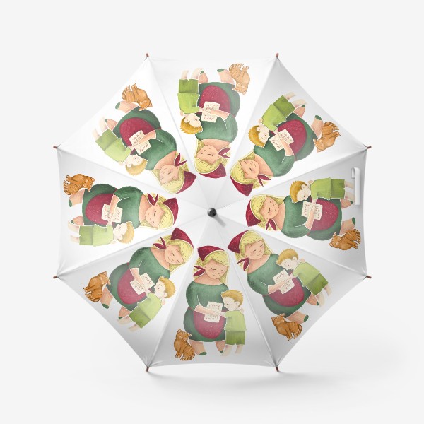 Зонт «Подарок маме Мама и ребенок»