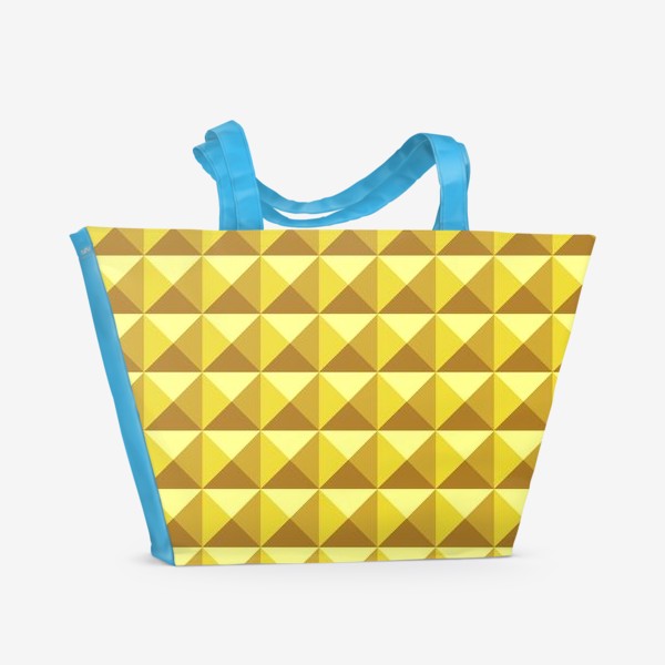 Пляжная сумка «Желтые пики»