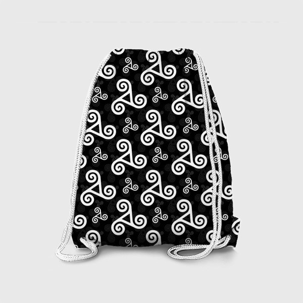 Рюкзак «Черно-белые трискели»