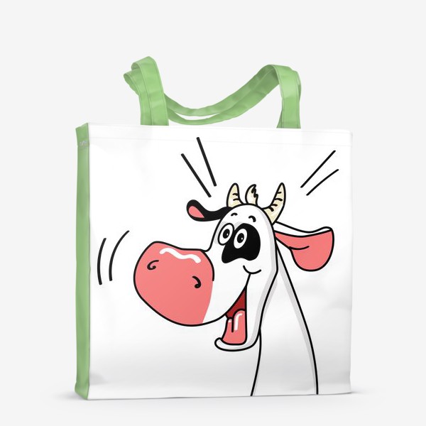 Сумка-шоппер «Счастливая коровка»