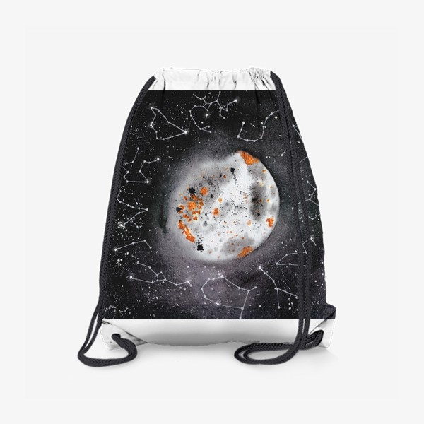 Рюкзак «Космос луна созвездия знаки зодиака»