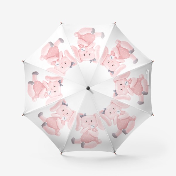 Зонт «Зайка с погремушкой малыш зайчик»