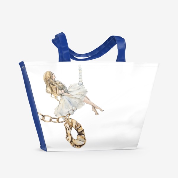 Пляжная сумка &laquo;Fashion Воздушная Девушка украшения золото&raquo;