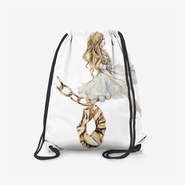 Рюкзак «Fashion Воздушная Девушка украшения золото»