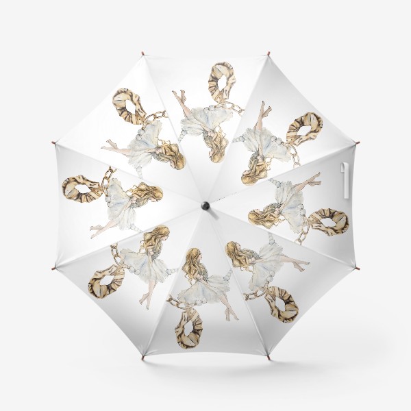 Зонт «Fashion Воздушная Девушка украшения золото»