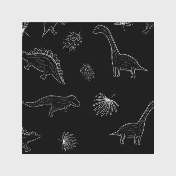 Скатерть &laquo;Графические динозавры&raquo;