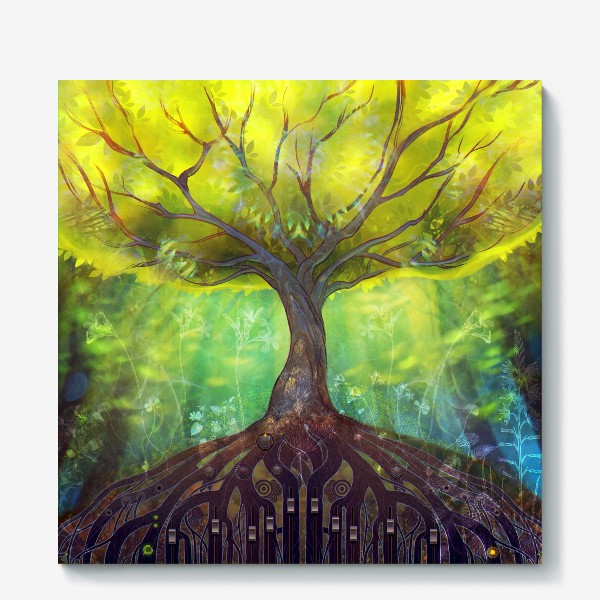 Холст «Музыкальное дерево»