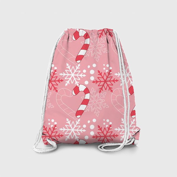 Рюкзак «Новогодний узор для влюбленных»