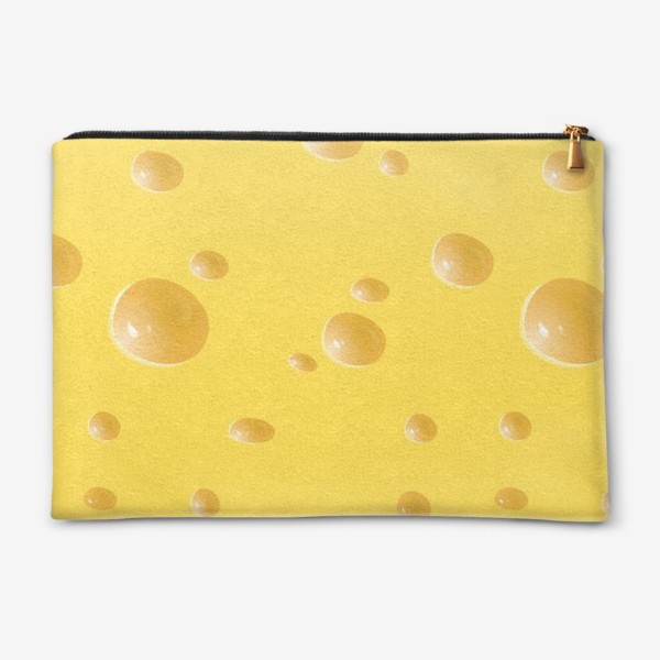 Косметичка «Желтый узор для любителей сыра!»