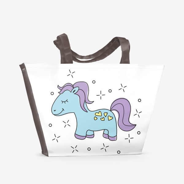 Пляжная сумка «Сказочный пони»