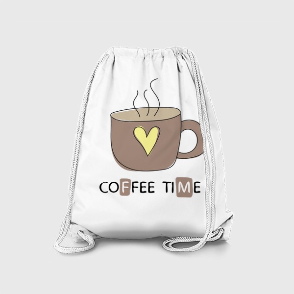 Рюкзак «Coffee time - Коричневая чашка кофе»