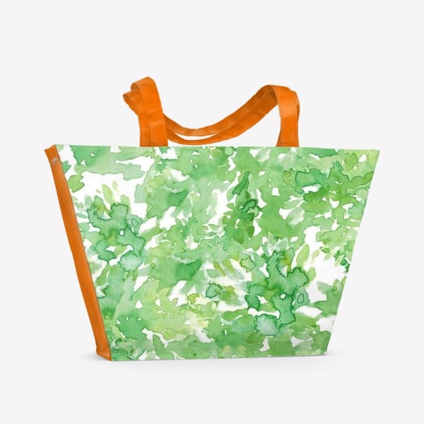 Пляжная сумка «Abstract Green»