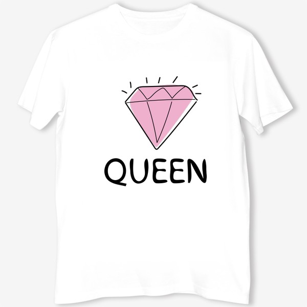 Футболка «Queen - Королева и розовый бриллиант »