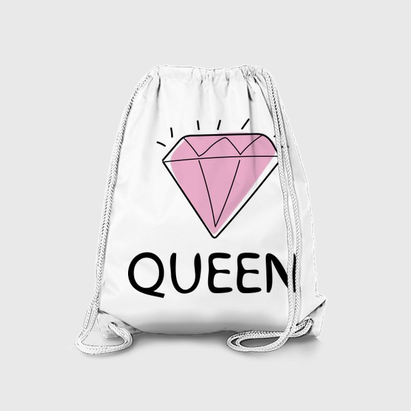 Рюкзак «Queen - Королева и розовый бриллиант »