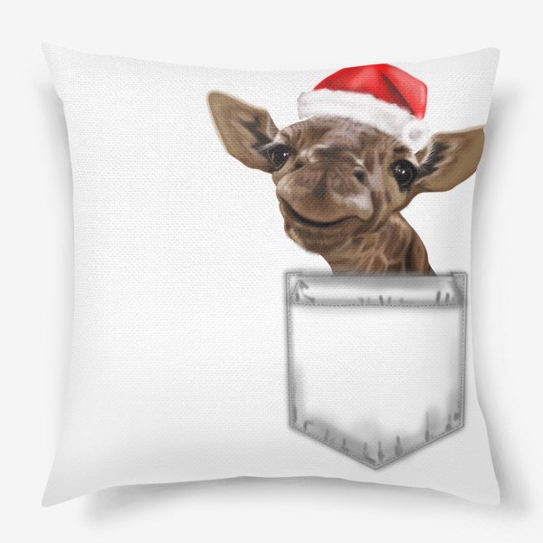 Подушка «Жираж на рождество »