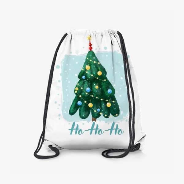 Рюкзак «Новогодняя зеленая елка »