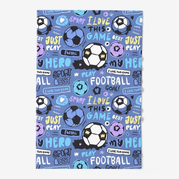 Полотенце «Люблю футбол»