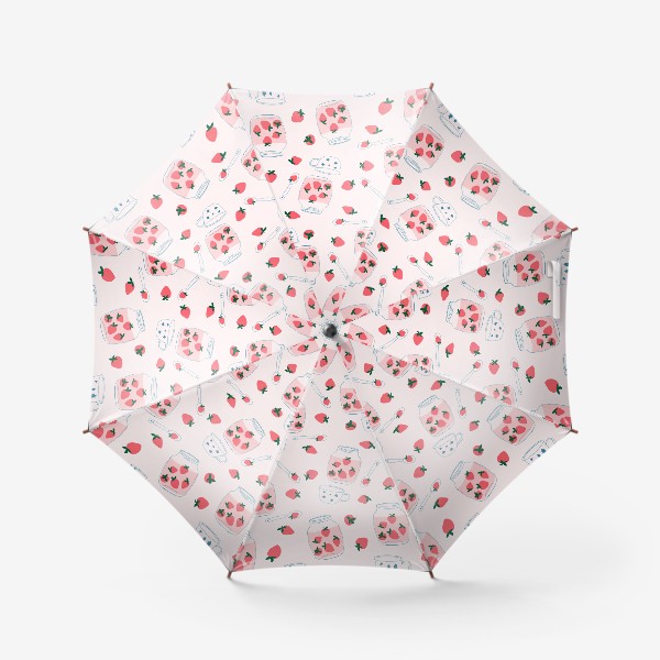 Зонт «клубничное варенье»