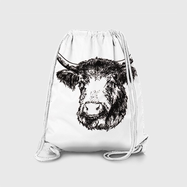 Рюкзак «Черно-белый бык»
