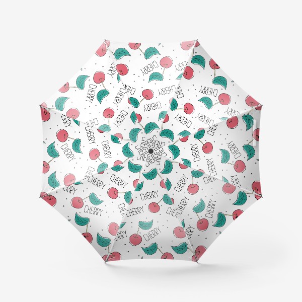 Зонт «Вишневый узор - Cherry pattern»