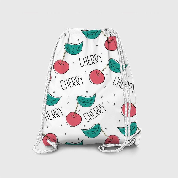 Рюкзак «Вишневый узор - Cherry pattern»