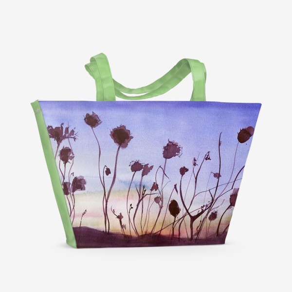 Пляжная сумка «Травы»