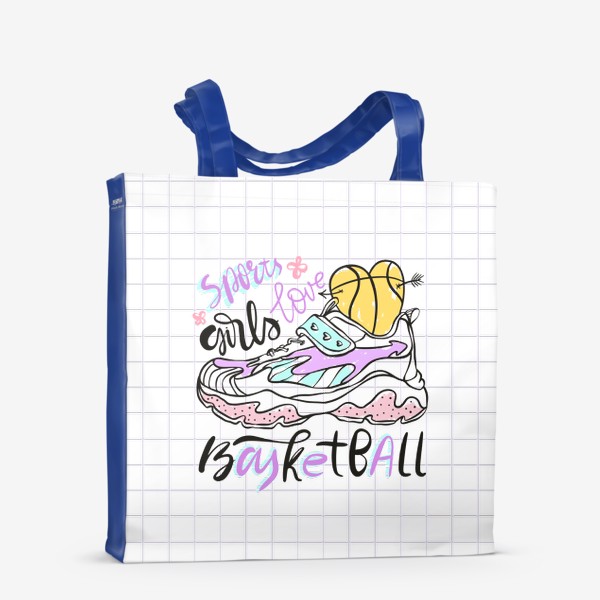 Сумка-шоппер «Девушки любят баскетбол»
