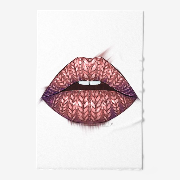 Полотенце «Тёплые губы »