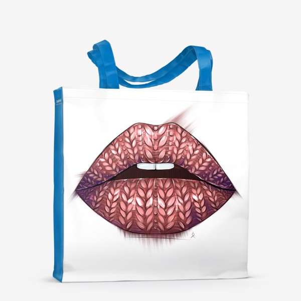 Сумка-шоппер «Тёплые губы »