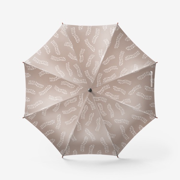 Зонт «Веточки на светлом фоне»