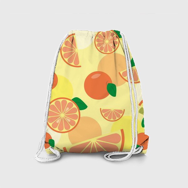 Рюкзак «Апельсиновый сочный узор»