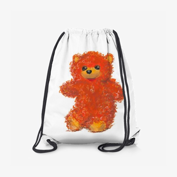 Рюкзак «игрушка оранжевый мишутка, мишка »