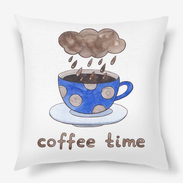 Подушка «Время для кофе»