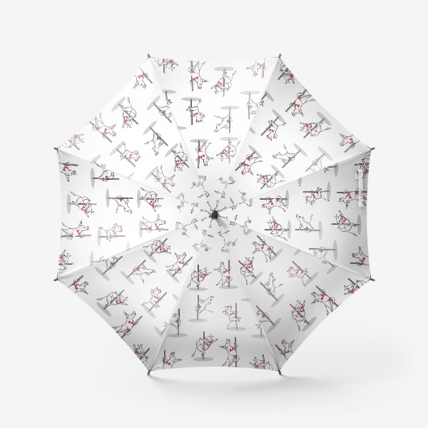 Зонт «коровы на пилоне паттерн»