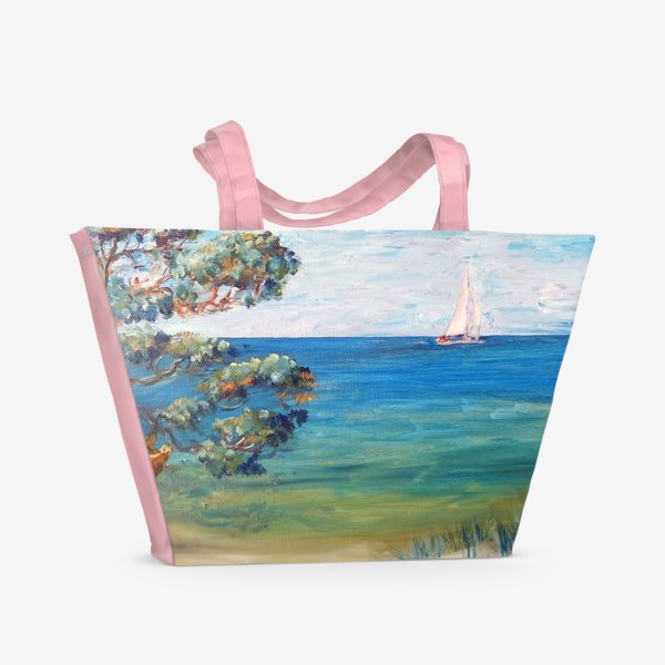 Пляжная сумка «Дюны и море»