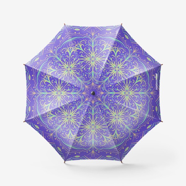 Зонт «Паттерн.Абстракция на фиолетовом фоне»