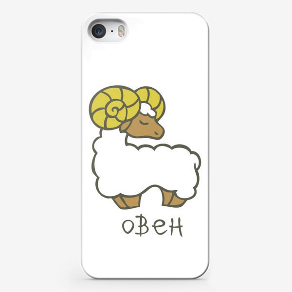 Чехол iPhone «Знаки зодиака иллюстрация овен»