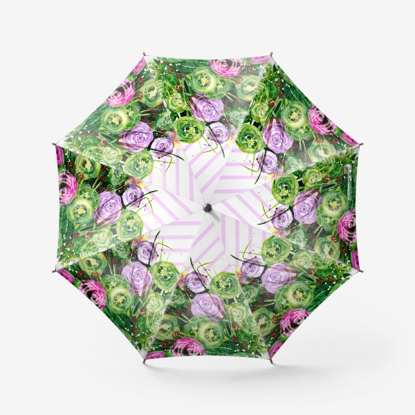 Зонт «Абстрактные цветы»