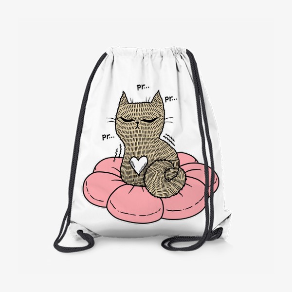 Рюкзак «Котик на подушке»