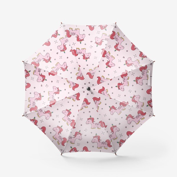 Зонт «Розовый пони-единорог»