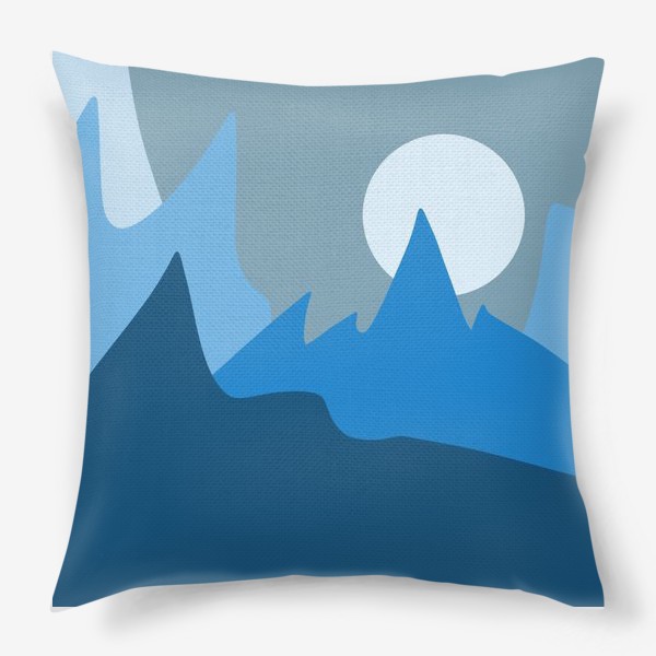 Подушка «Синие горы»
