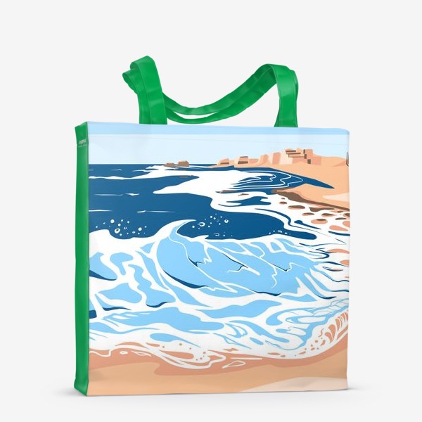 Сумка-шоппер «Море, небо и песок»