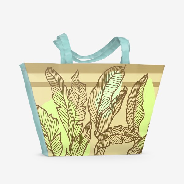 Пляжная сумка «Банановые листья»