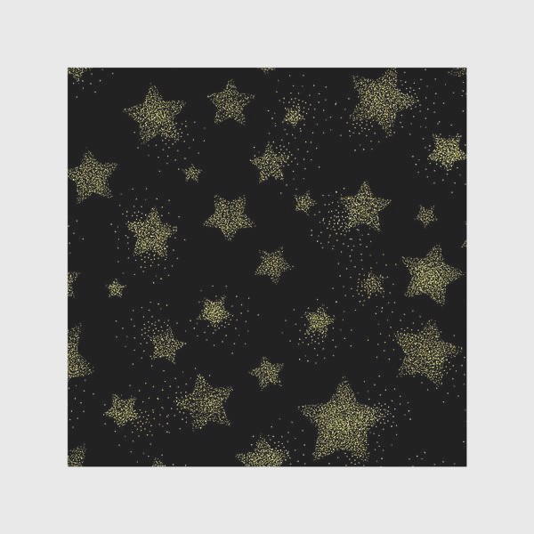 Скатерть «Звёзды на черном фоне»
