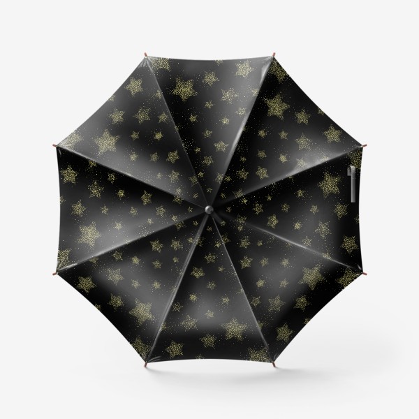 Зонт «Звёзды на черном фоне»