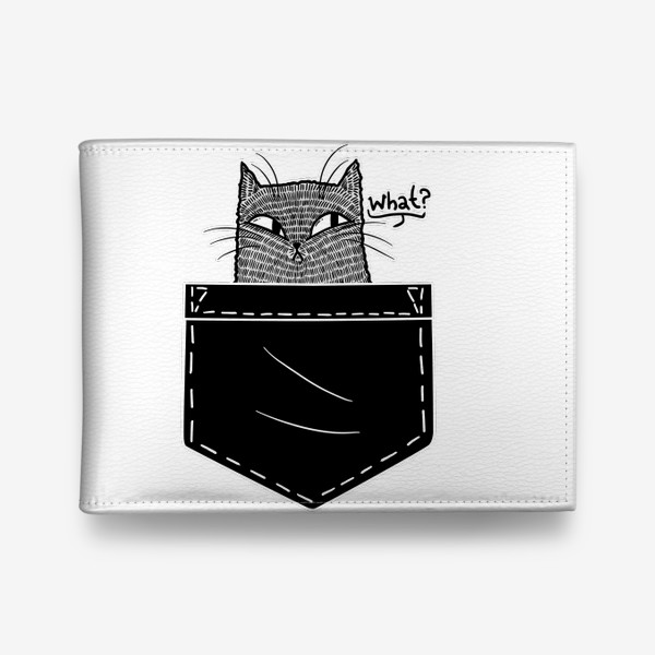 Кошелек «Кот в черном кармане»